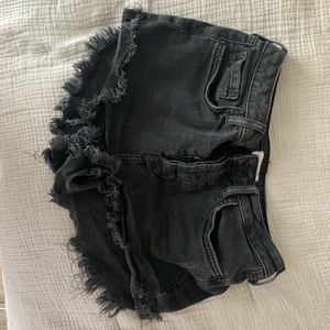 Black jean shorts super comfy